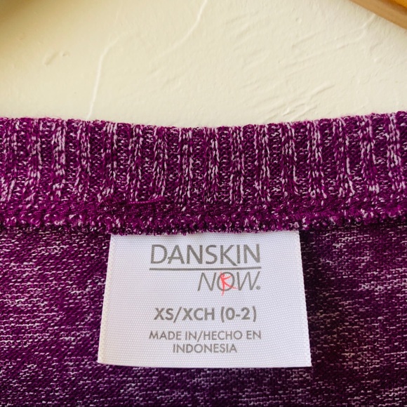 NWT Danskin Now purple crewneck pullover XS - Picture 5 of 7